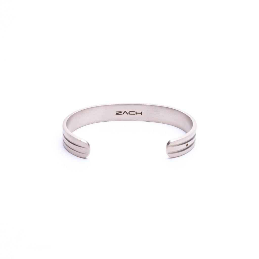 Duality Cuff - Satin Silver Zach