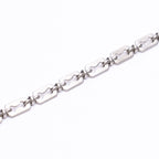 Razr Chain Bracelet - Satin Silver Zach