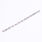 Razr Chain Bracelet - Satin Silver Zach