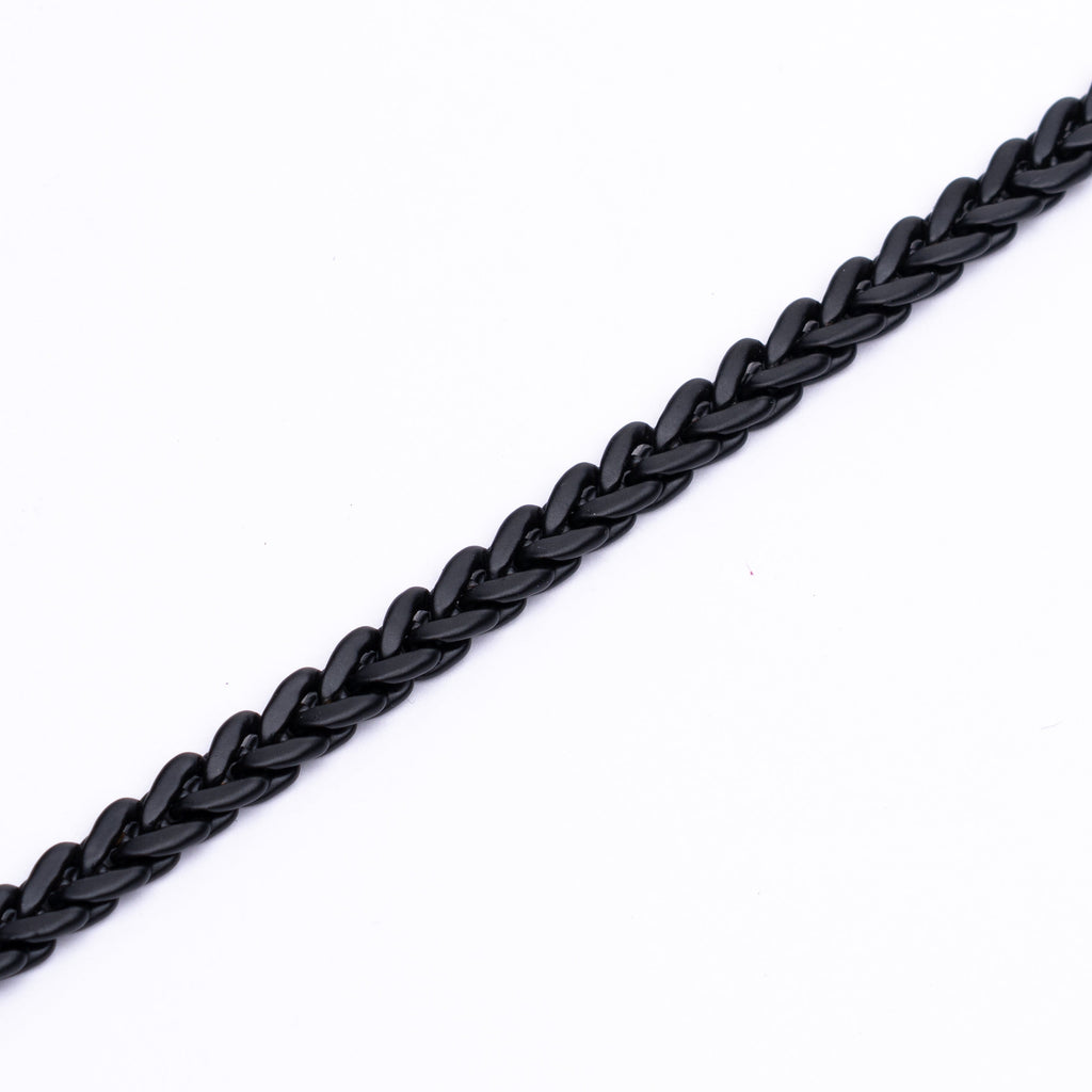 Vault Chain Bracelet - Matte Black Zach