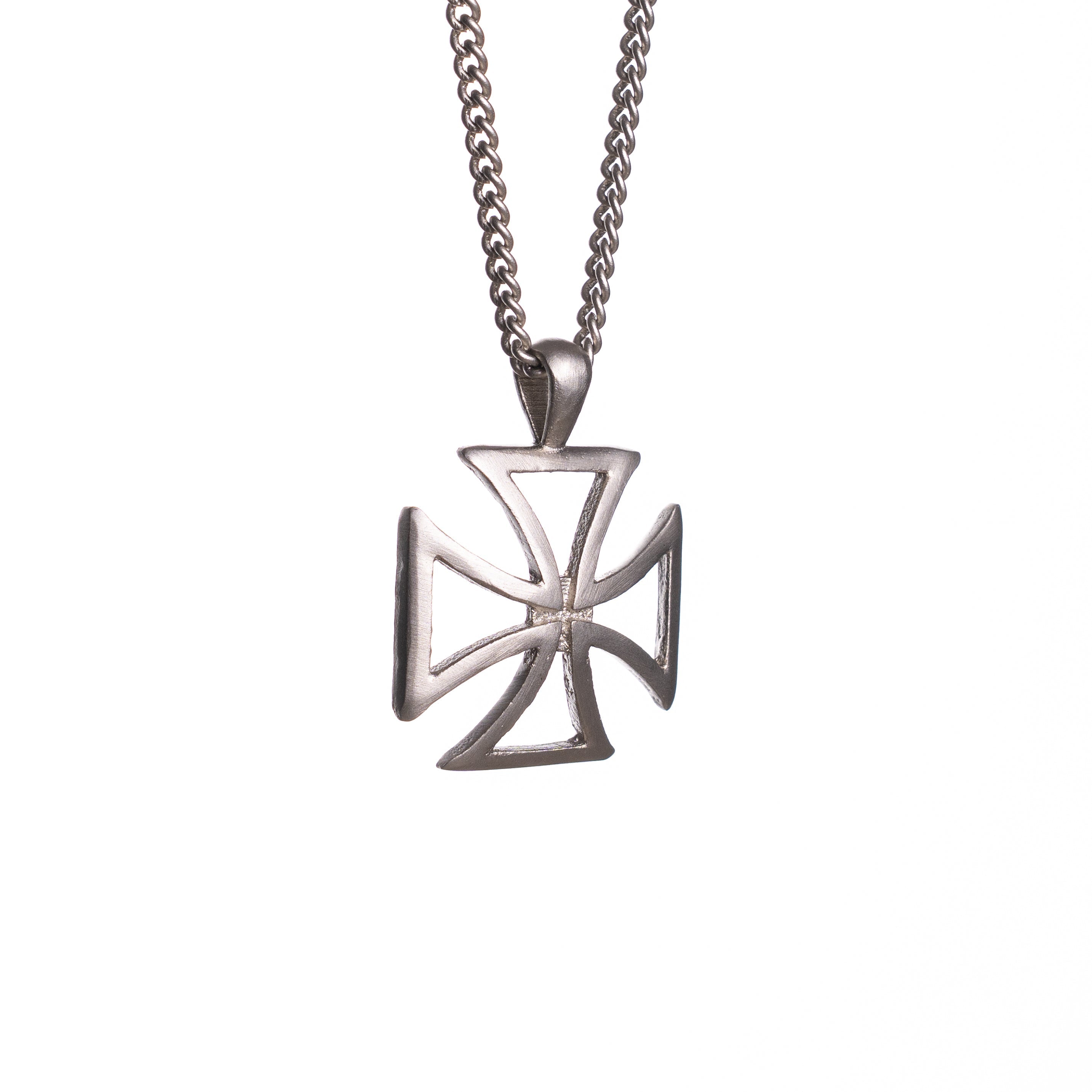 Templar  Pendant - Satin Silver Zach