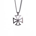 Templar  Pendant - Rhodium Black Zach