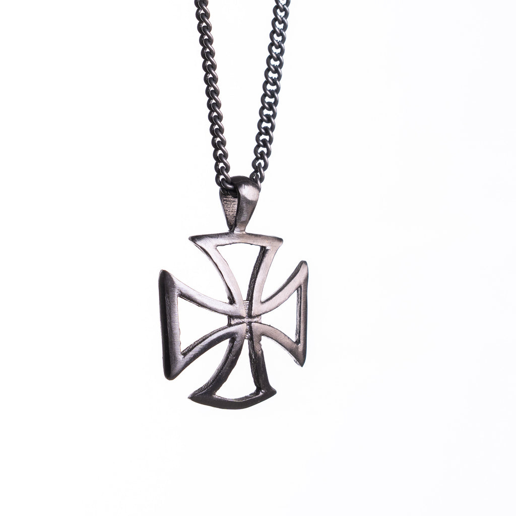 Templar  Pendant - Rhodium Black Zach