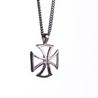 Templar  Pendant - Rhodium Black Zach