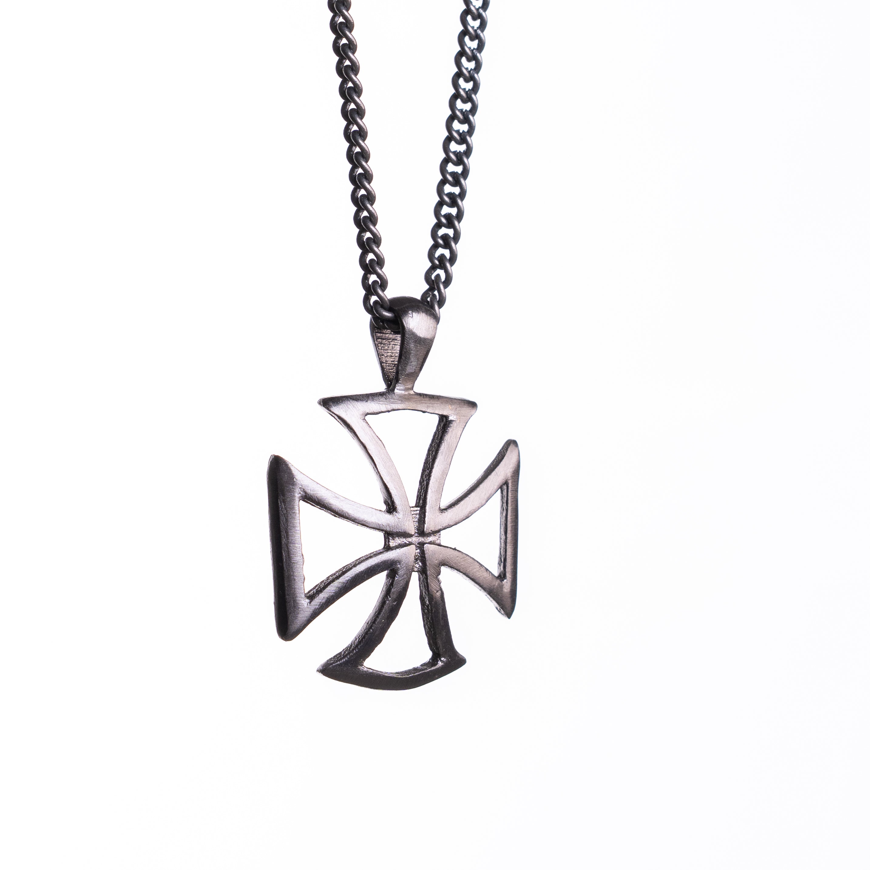 Templar  Pendant - Rhodium Black Zach
