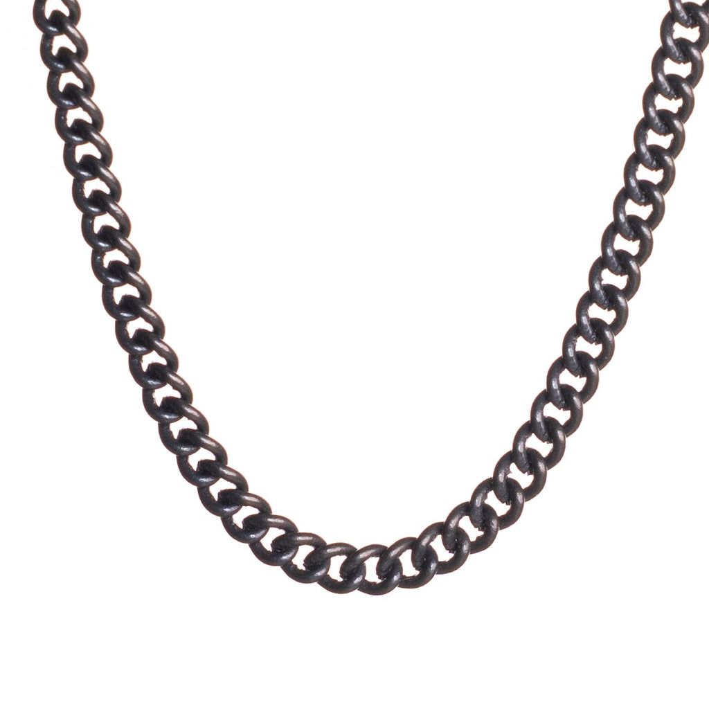 Cross  Pendant - Rhodium Black Zach