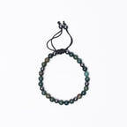 Bloodstone Beaded Bracelet - 6Mm - Braided Zach