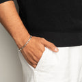 Brut - Chain Bracelet - Satin Silver Zach