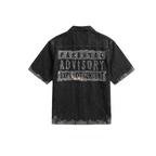 Black Advisory Denim Shirt