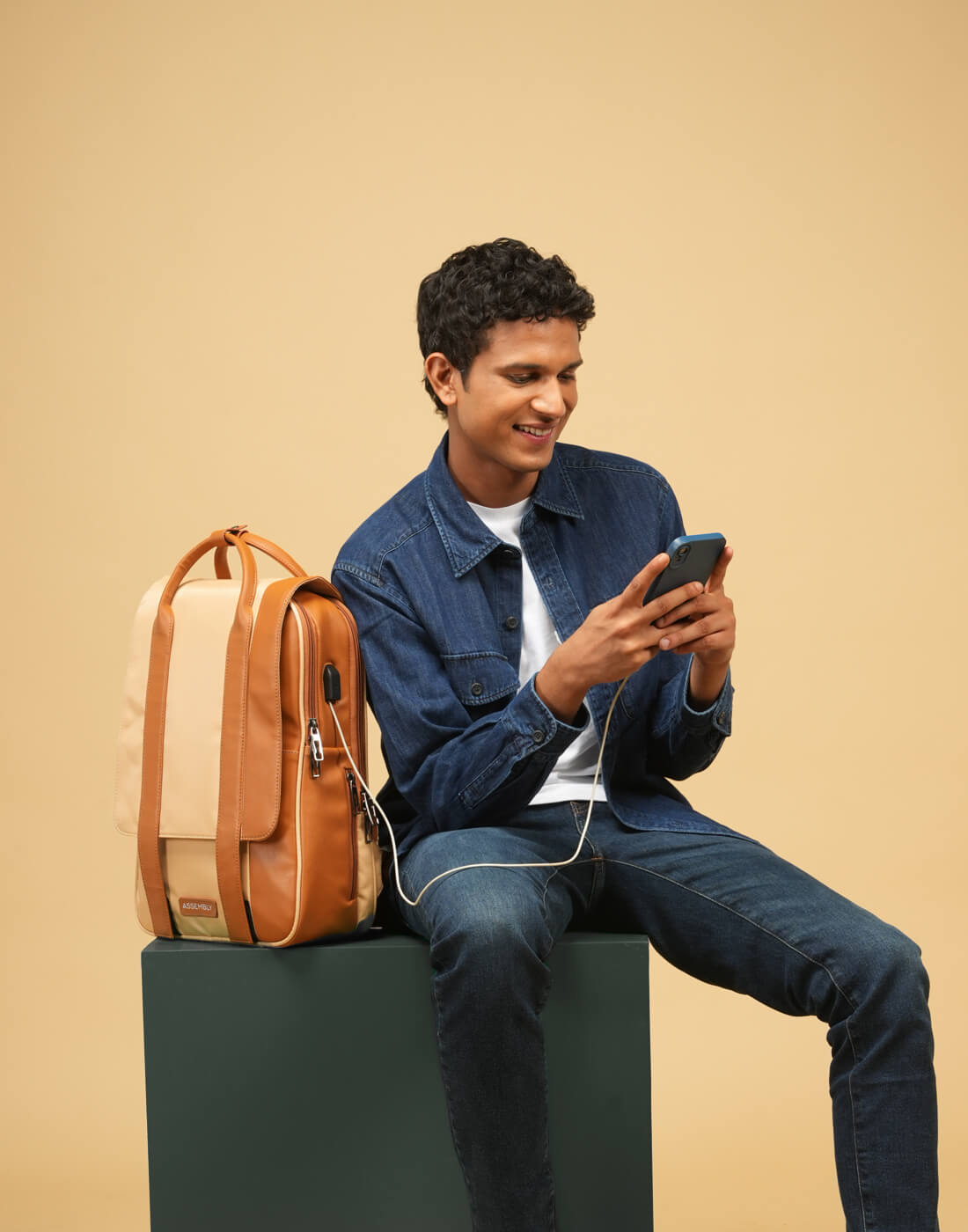 Echo | Beige | Laptop Backpack
