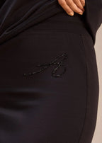 iCotton Fitted Knit Skirt Alonge