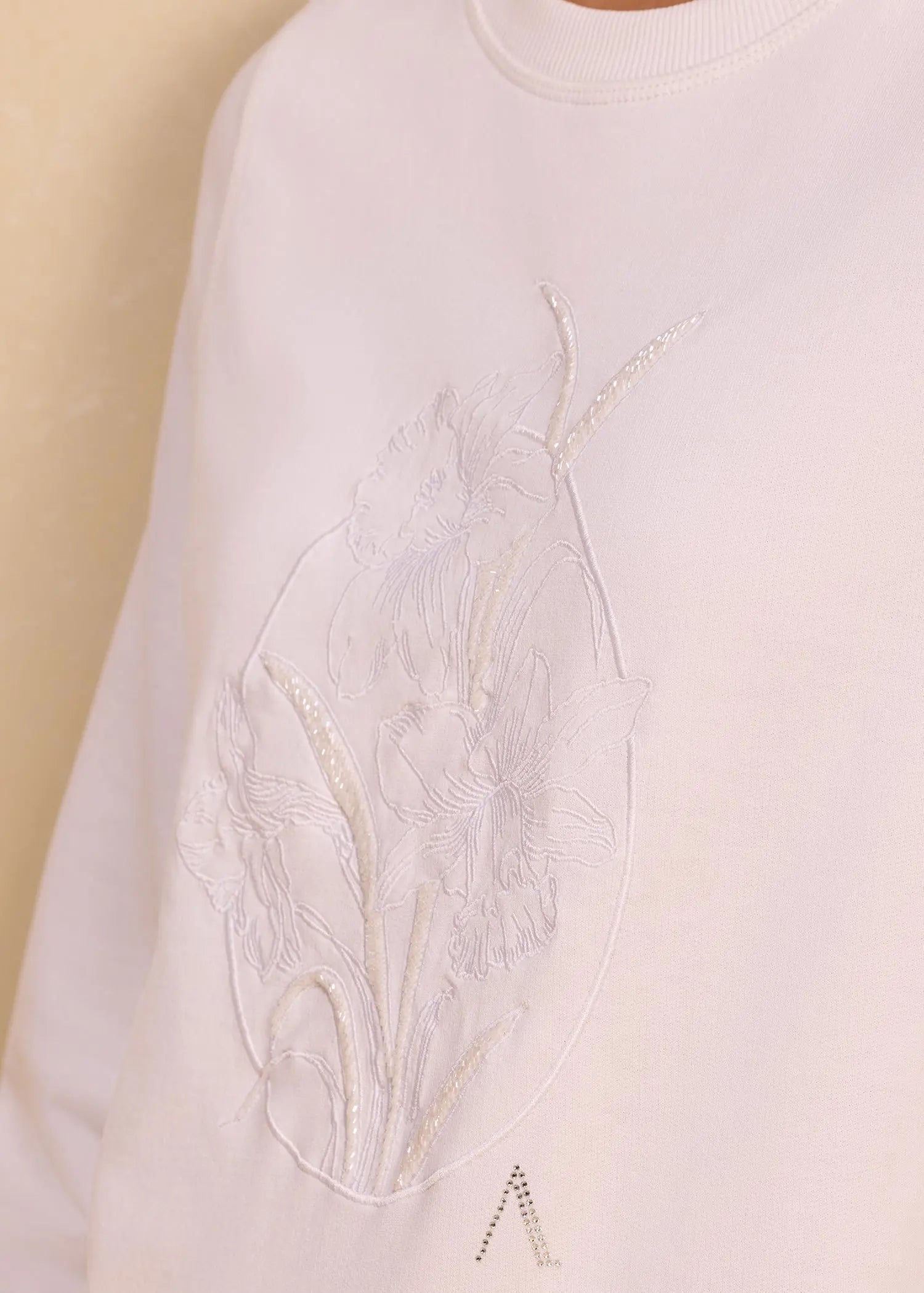 Crafted Floral iCotton Sweatshirt Alonge