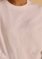 Crafted Floral iCotton Sweatshirt Alonge