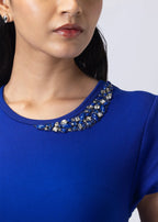 iCotton Eye Catcher Drape Dress Alonge