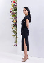 iCotton Eye Catcher Drape Dress Alonge
