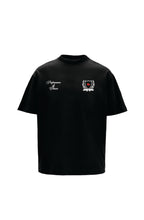 Adrenaline Rush Black Oversized Printed T-Shirt Main Character