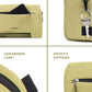 Scape Fanny Pack | Green | 3 Way Carry Crossbody With Spillproof Upper