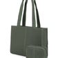 Iris Tote | Green | Work Tote Bag