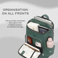 Stark Backpack | Green |  Everyday Laptop Backpack