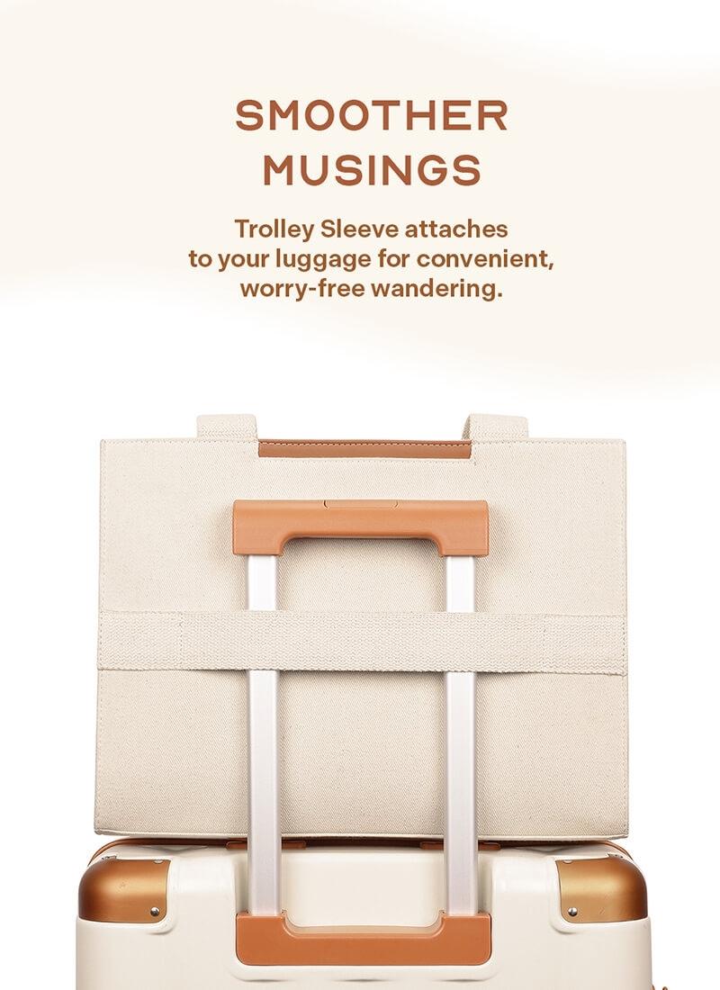 Iris Tote | Beige |  Work Tote Bag
