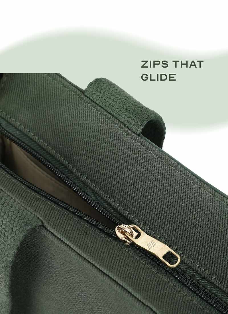 Iris Tote | Green |  Work Tote Bag