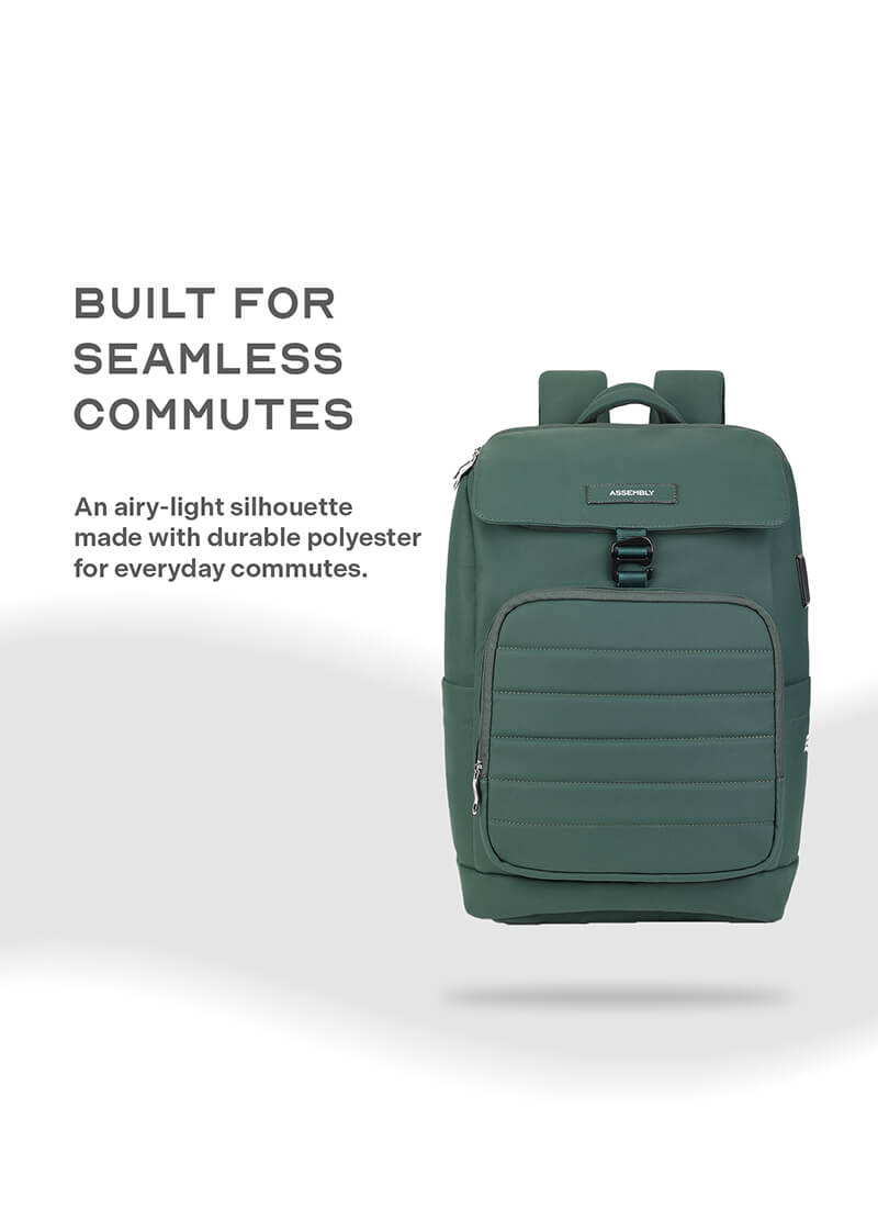 Stark Backpack | Green |  Everyday Laptop Backpack