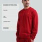 Dark Red Crewneck Sweatshirt