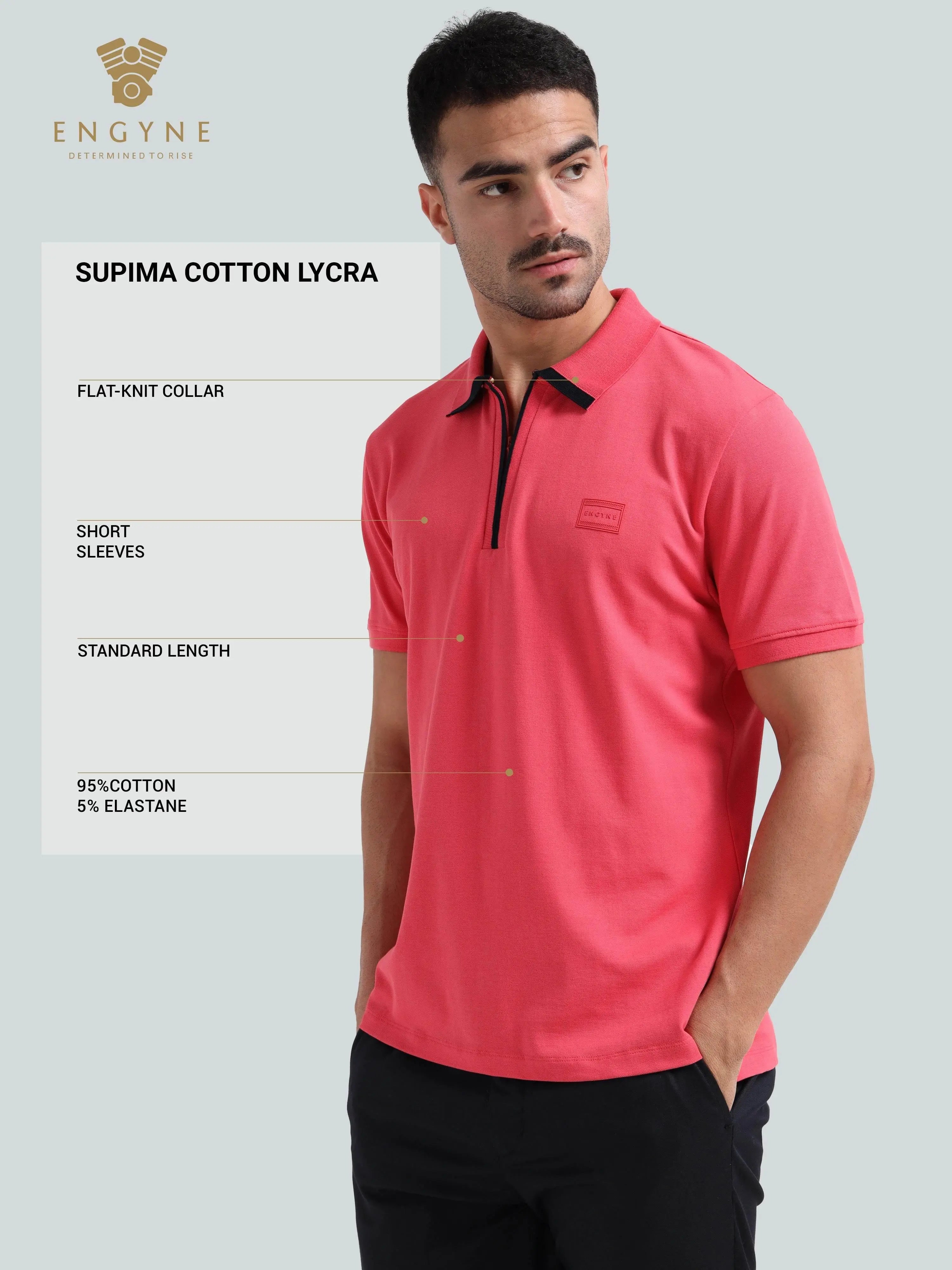 Neon Pink Polo 