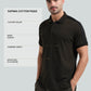 Engyne Rougen Piqué Polo – Tonal Collar Finish Olive