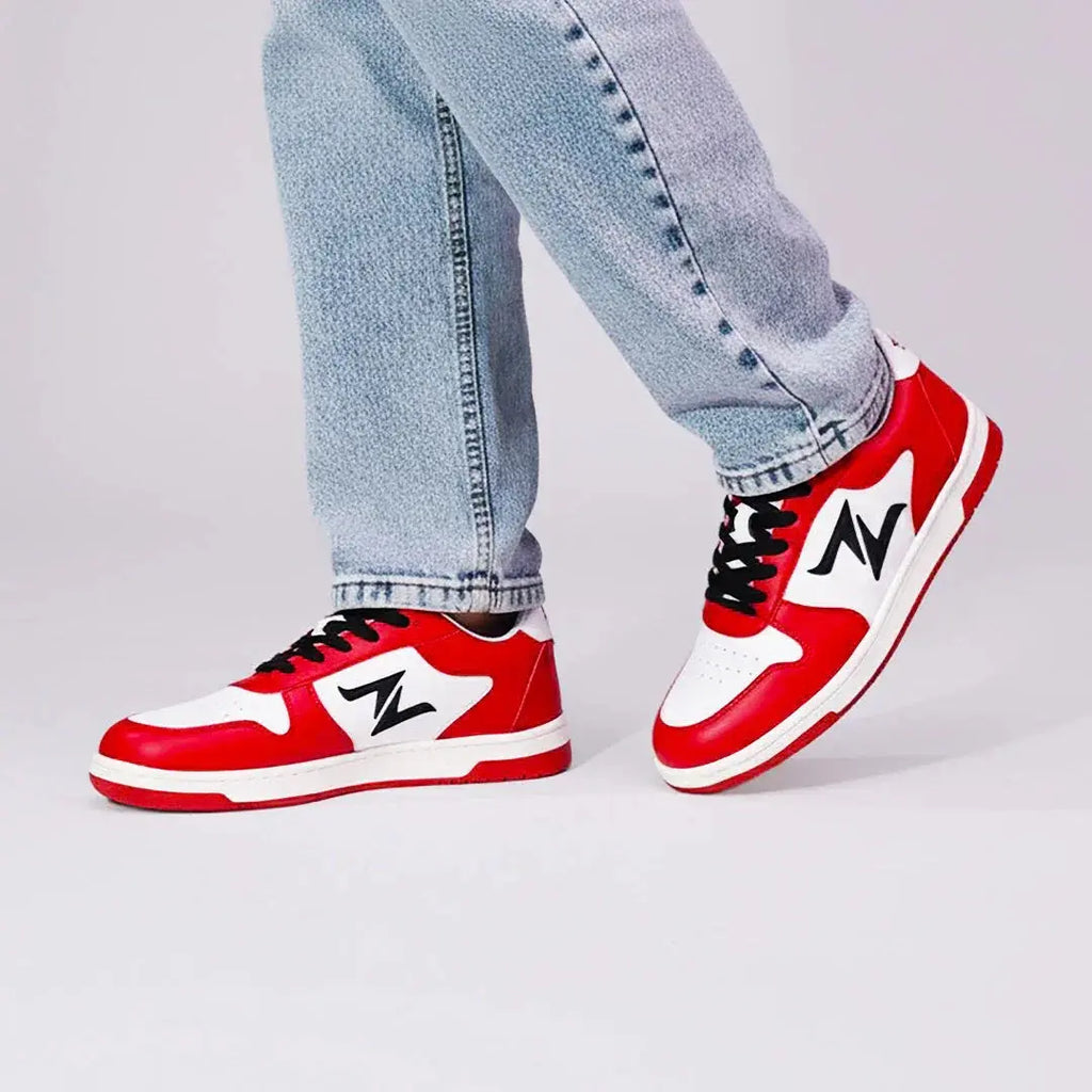 Red Pulse Low Ankle Sneakers ZHOE