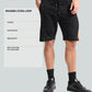 black shorts