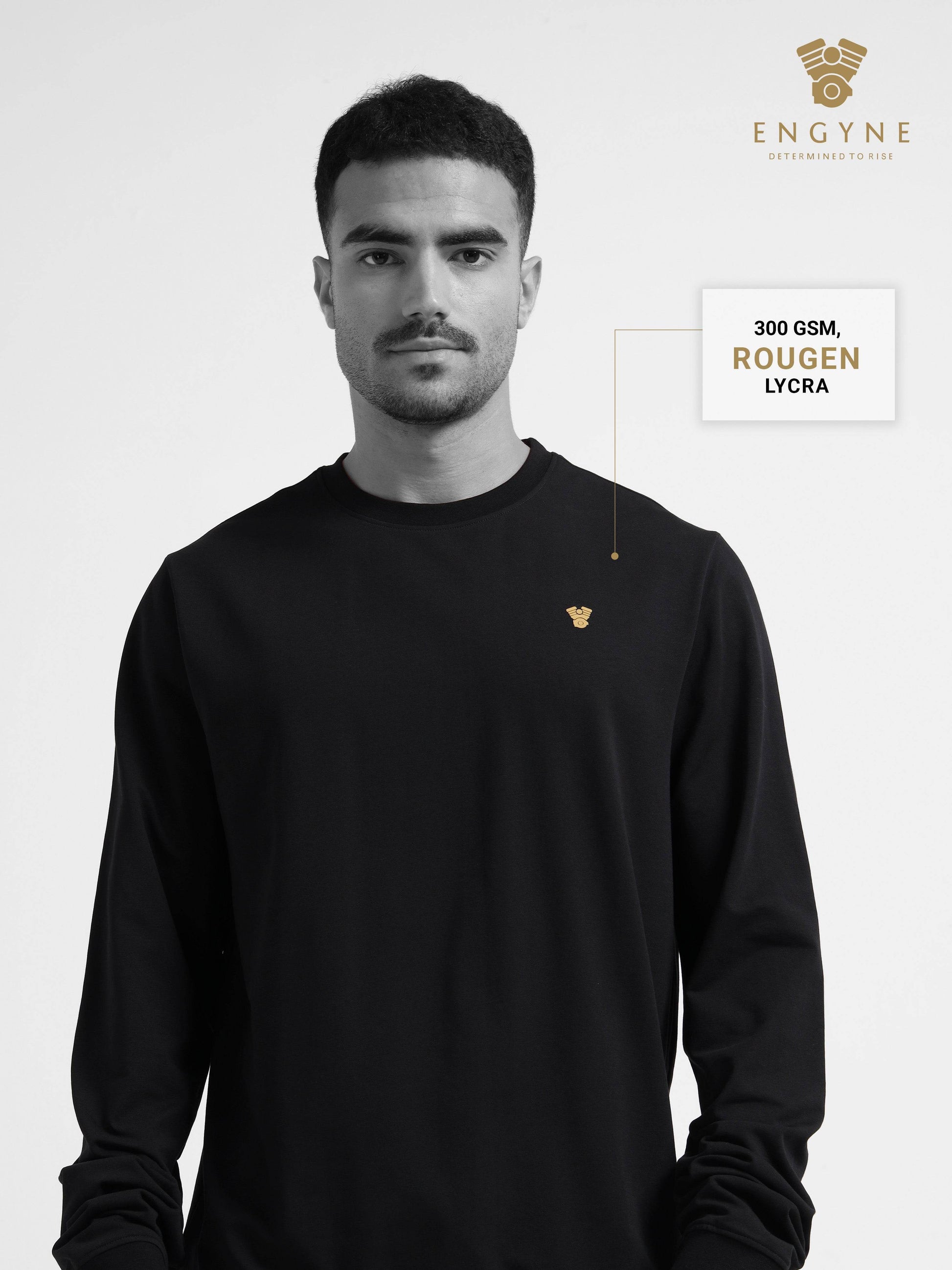 black Crewneck Sweatshirt