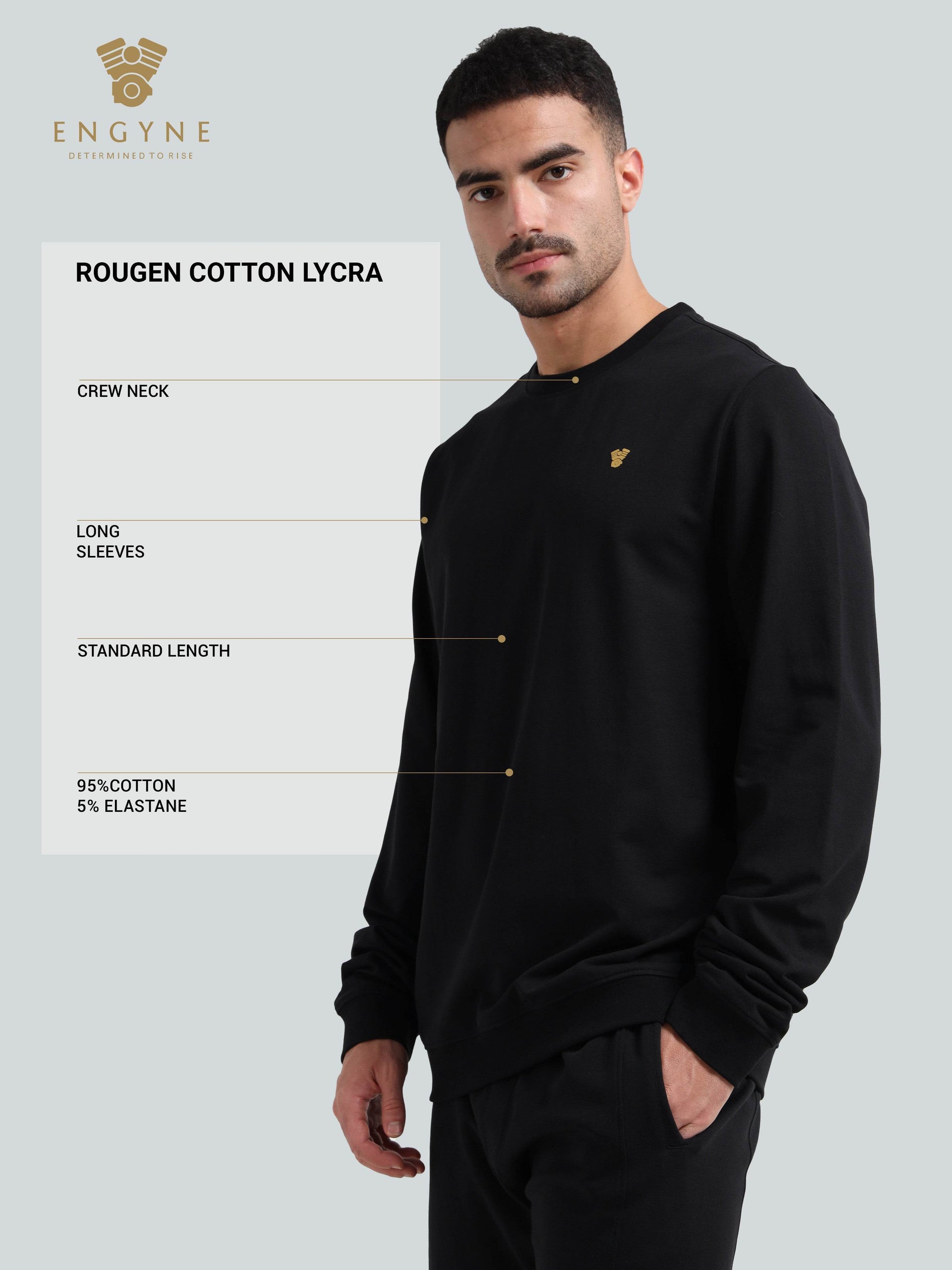 black Crewneck Sweatshirt