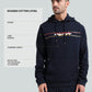 navy hoodie