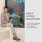Stark Backpack | Green |  Everyday Laptop Backpack