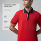 Red polo tshirt for men 