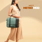 Urbix | Green | Premium Laptop Messenger Bag