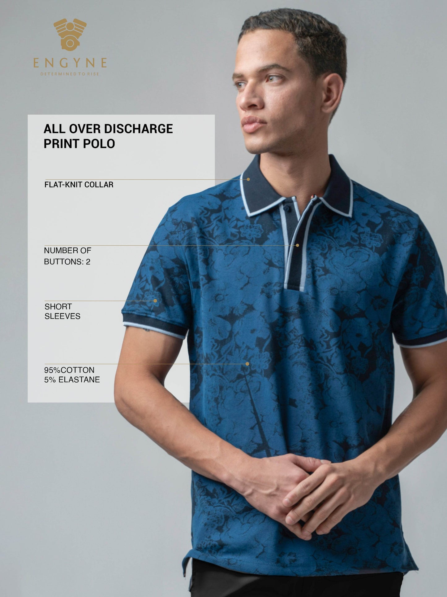  blue polo tshirt for men