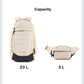 Float Backpack & Fanny Combo | Cream | Premium Backpack & Crossbody Bag