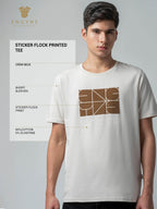 beige t shirt