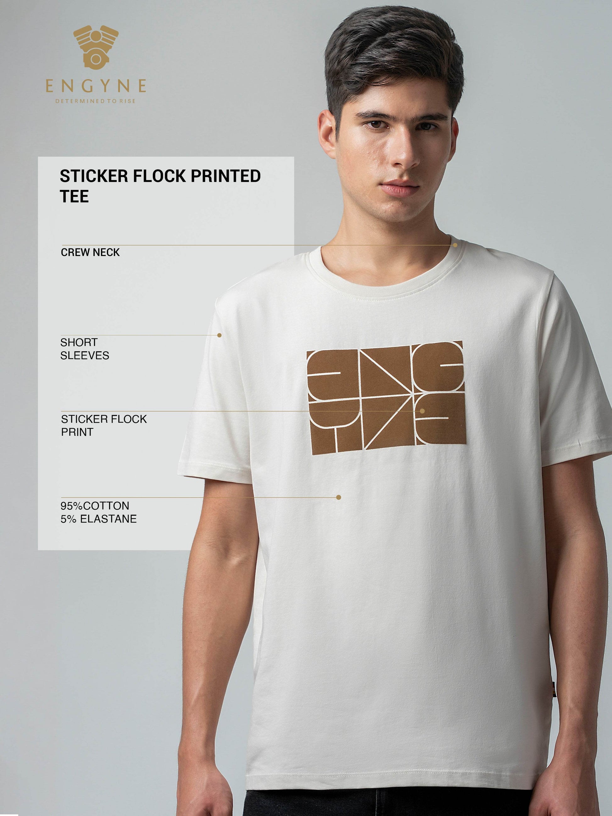 beige t shirt