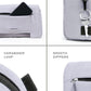 Scape Fanny Pack | Grey | 3 Way Carry Crossbody With Spillproof Upper
