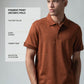 Brown polo tshirt for men 