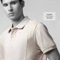 Beige polo tshirt for men 