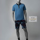 Interlock Navy All-Over Printed Shorts For Men