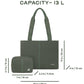 Iris Tote | Green | Work Tote Bag