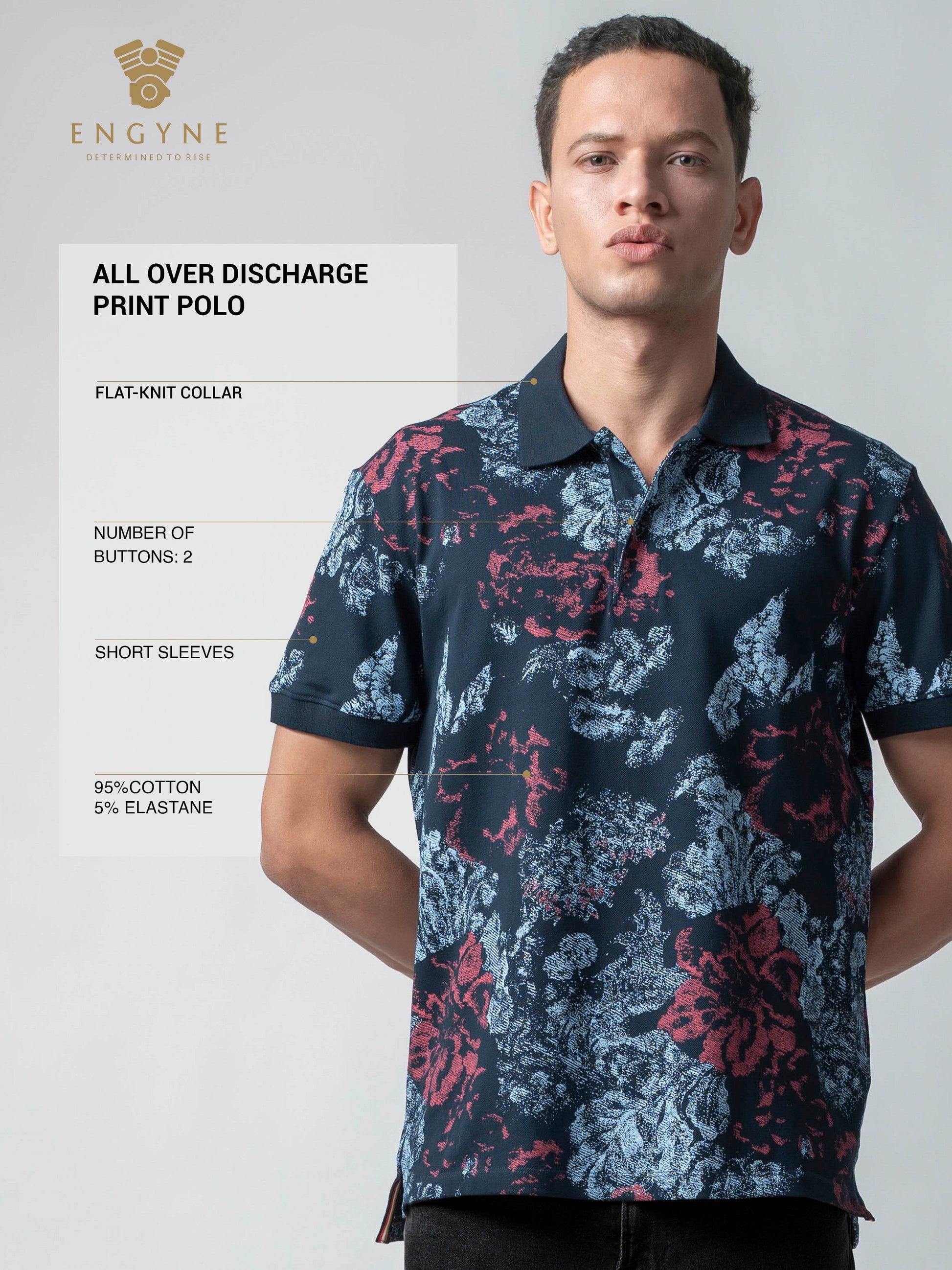 Navy blue polo tshirt for men 