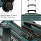 StarkPro Combo | Green | CabinPro+Medium Hard Luggage