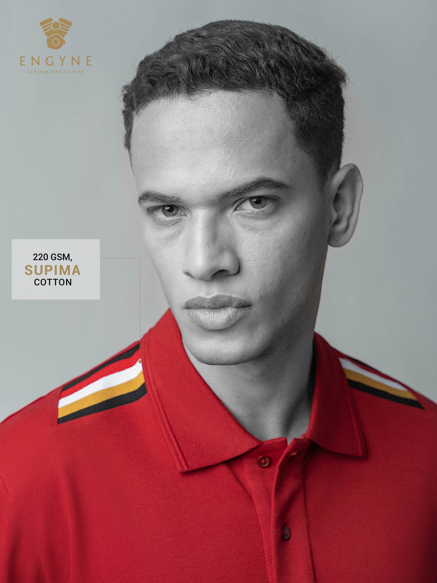 Red polo tshirt for men