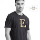 printed black t shirt